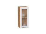 Шкаф верхний с 1-ой остекленной дверцей Ницца