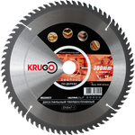 Пильный диск KRUGO 300x3,2/2,2x72Tx30mm, WA300072