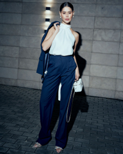 Топ из вискозы в белом цвете