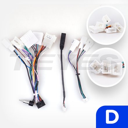 Комплект с разъёмами 12.3" Toyota Land Cruiser 200 2007-2015 климат снизу (ROUND) D - Car-Smart LUX-LC200D