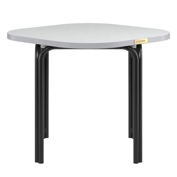 Столик кофейный ror, 50х50 см, черный/серый