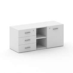 Fresco Греденция FRU.GR-2 Белый Бриллиант UM/Хром 1250*460*532