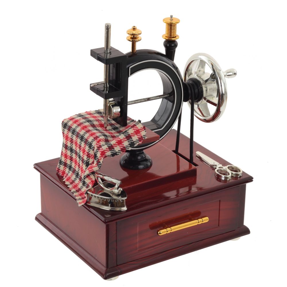 GAEM Изделие декоративное "Швейная машинка" (музык.), L14,5 W12 H20 см