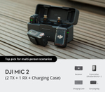 Беспроводной микрофон DJI Mic 2 (2 TX + 1 RX + Charging Case)