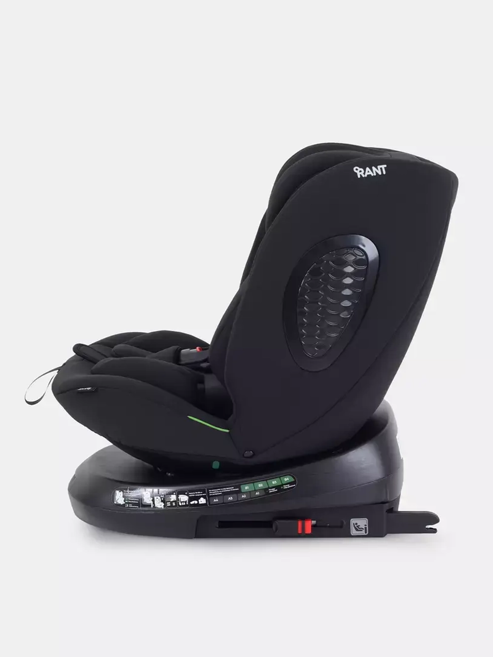 Автокресло RANT AY819 "HELIX" isofix Black (40-150см)