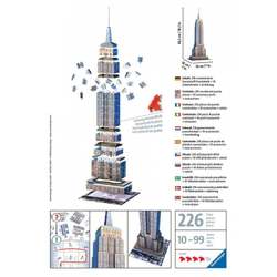 Ravensburger - 3D Пазл Эмпайр Стейт Билдинг 125531 / артикул   125531  / GTIN 4005556125531