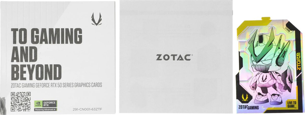 Видеокарта Zotac NVIDIA  GeForce RTX 5060TI RTX 5060TI 8GB AMP 8ГБ AMP, GDDR7, Ret [zt-b50610f-10m]