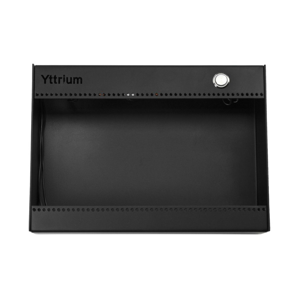 Eurorack кейс Yttrium Microcase black 48hp