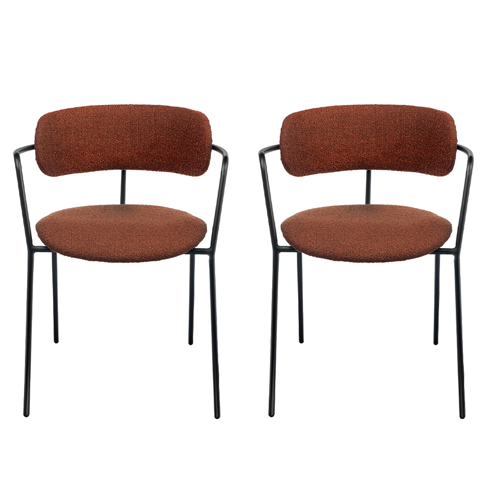 Комплект из 2-х стульев Ant букле терракотовый