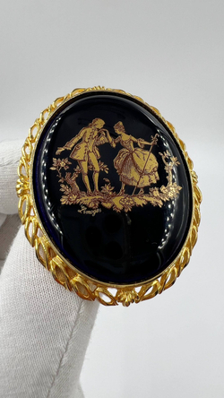 Брошь Limoges