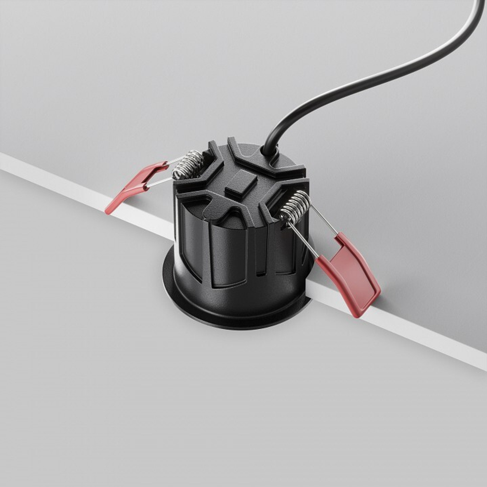 Встраиваемый светильник Maytoni Alfa LED DL043-01-10W2.7K-RD-B