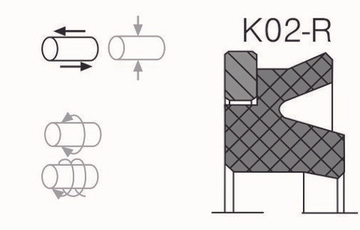 Уплотнение поршня K02-P 165x180x11.5