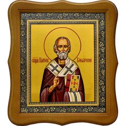 Платон Йованович, Банялукский, епископ, священномученик. Икона на холсте.