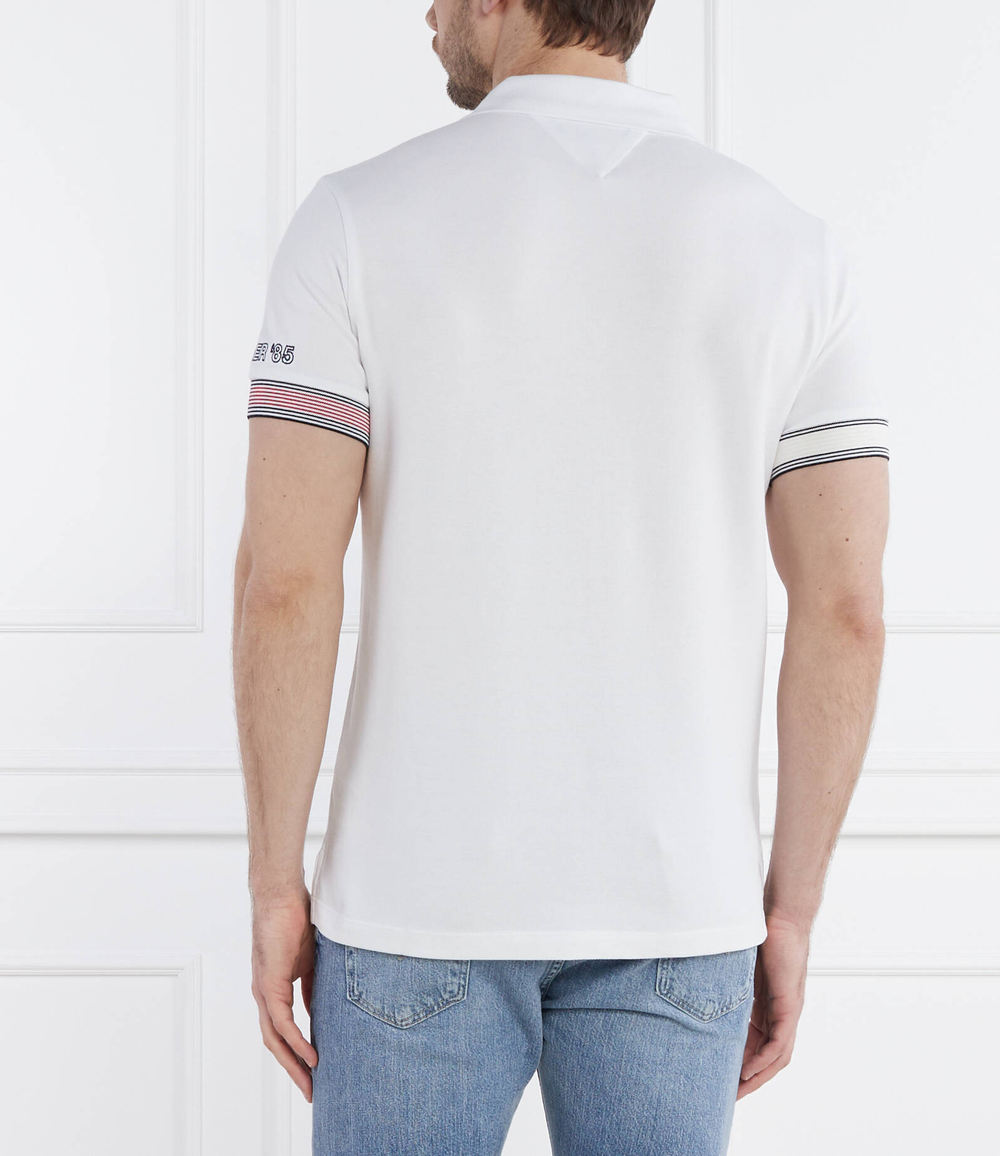 Поло FLAG CUFF Tommy Hilfiger - белый(MW0MW34780)