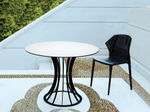 Стол ламинированный обеденный Papatya Onix Round