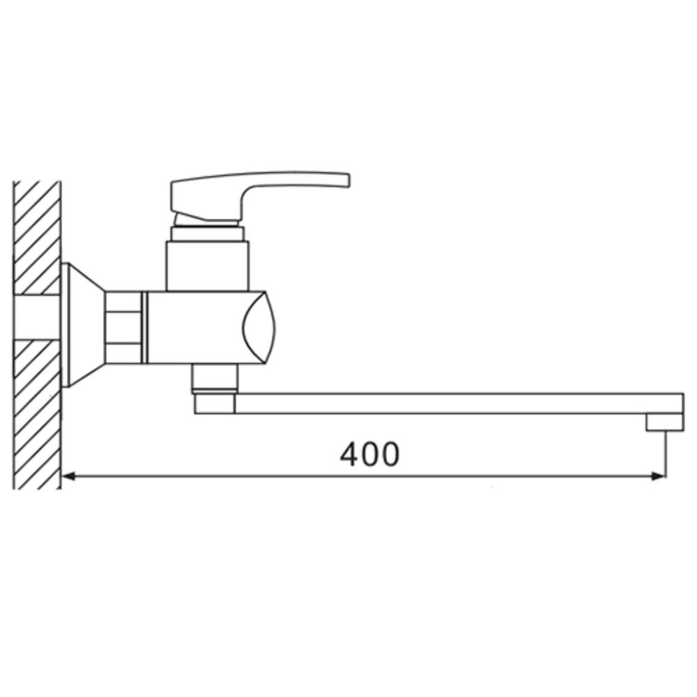 Смеситель для ванны Oute T14 T1473C
