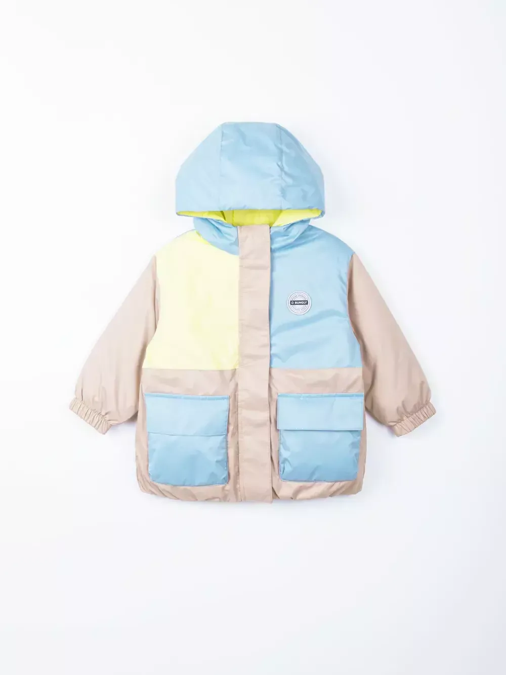 Куртка демисезонная Колор блок "Карамель" 7+