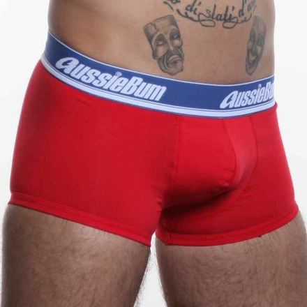 Мужские трусы боксеры красные Aussiebum Wonderjock Boxer Red AB00129