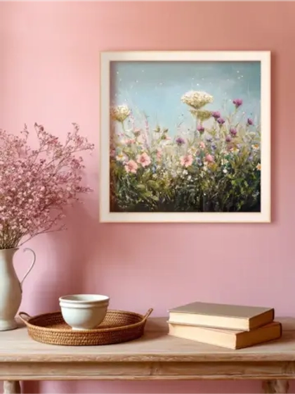 Картина на стену интерьерная на холсте 44х44 см