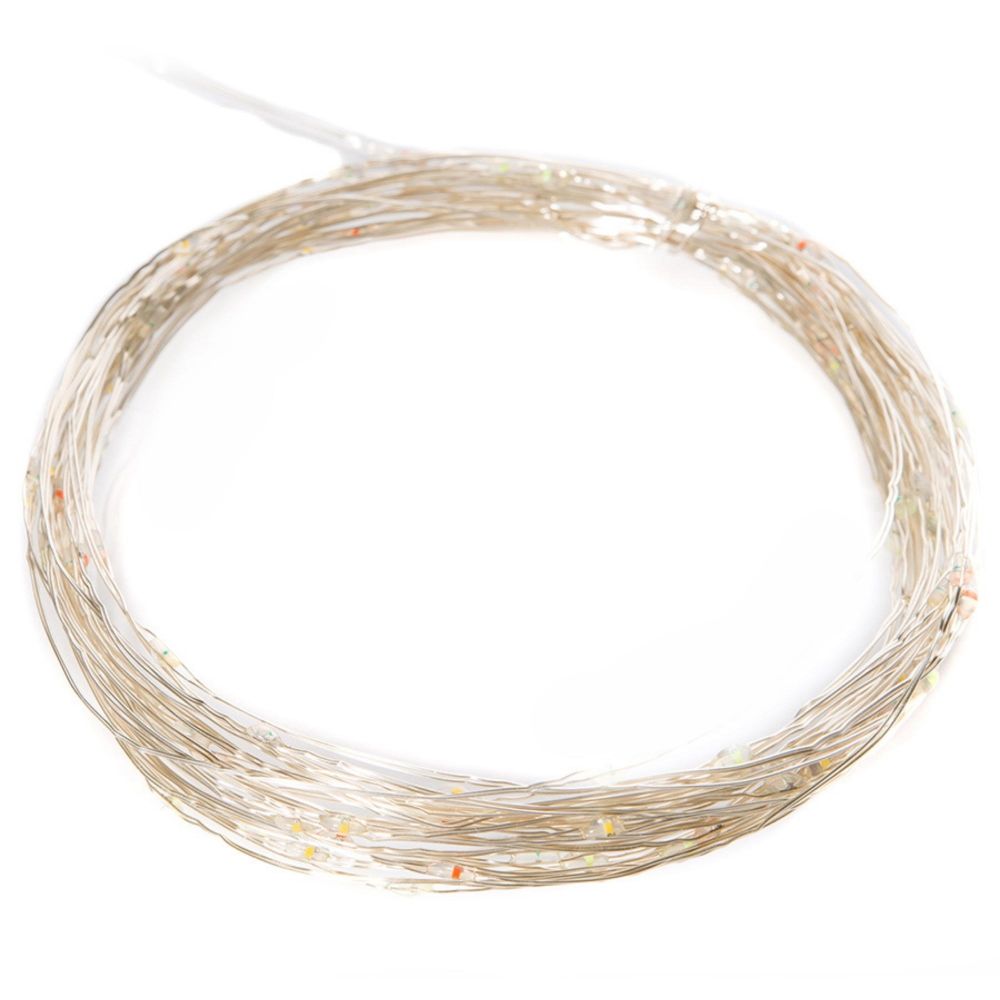 USL-S-128-PT9900 DEW Садовая гирлянда на солнечной батарее Роса. 100 светодиодов. Разноцветный свет. 1xАА Ni-Mh аккумулятор в-к. IP44. TM Uniel.