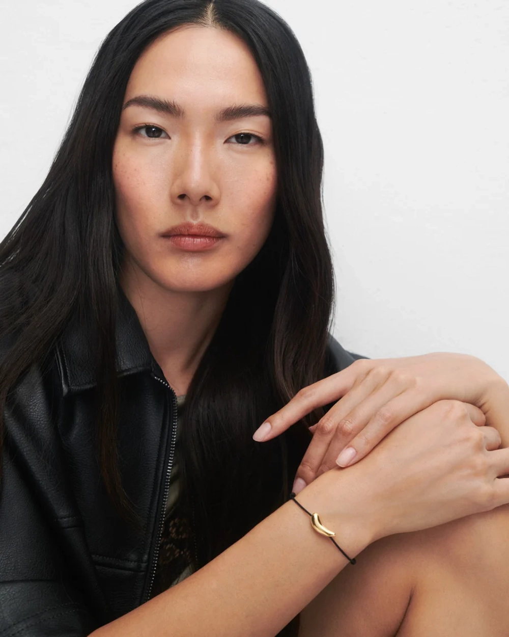 Браслет Orbit Cord серебро 925 пробы покрытое золотом