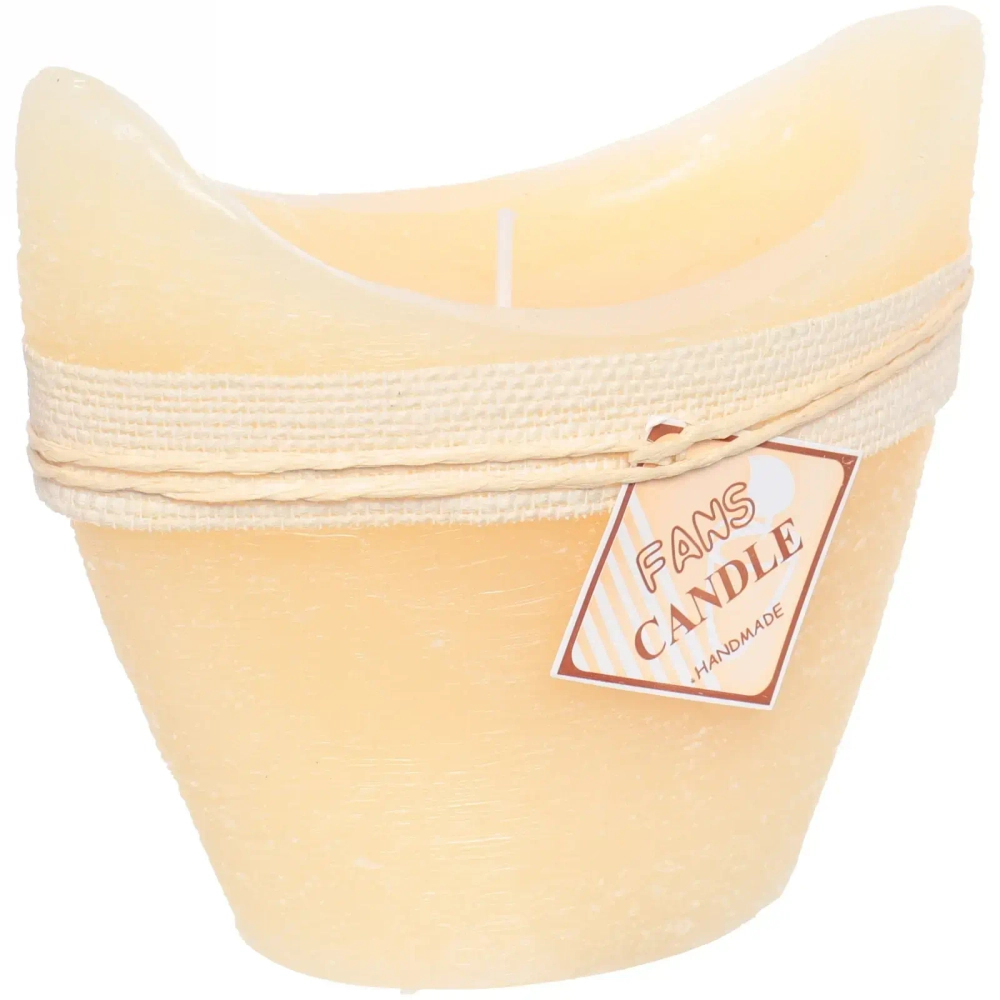 Свеча «Honey story» 13*13см цвет белый F-3007