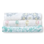 SwaddleDesigns SD-454SC-520MC-452Y Набор пеленок маркизет 3шт.
