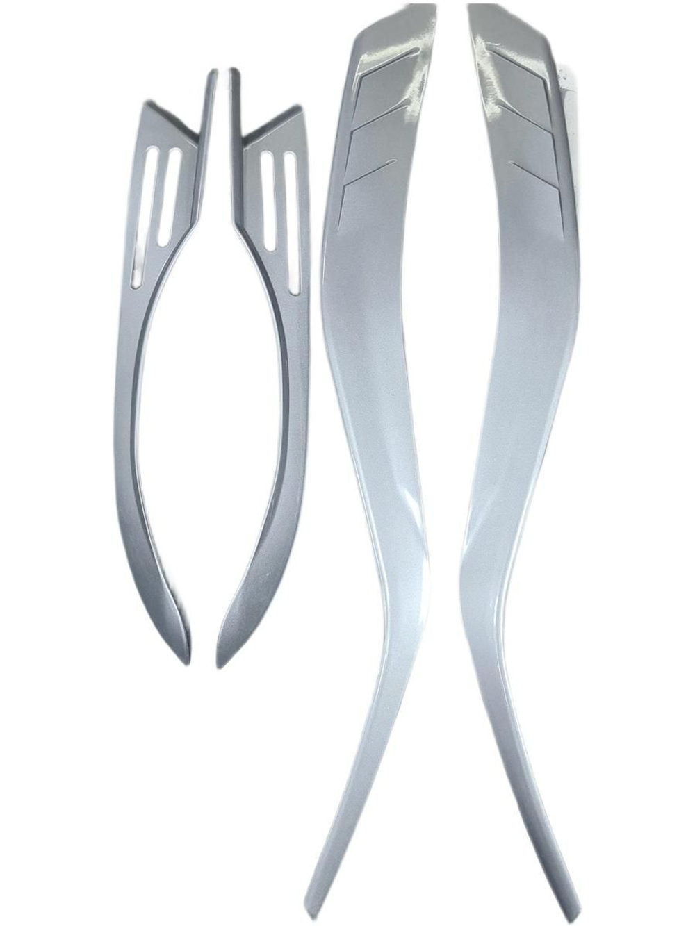 Накладка на фары серебристые Кобальт