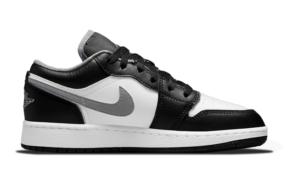 Jordan Kids Air Jordan 1 Low "Black/Grey/White" Sneakers