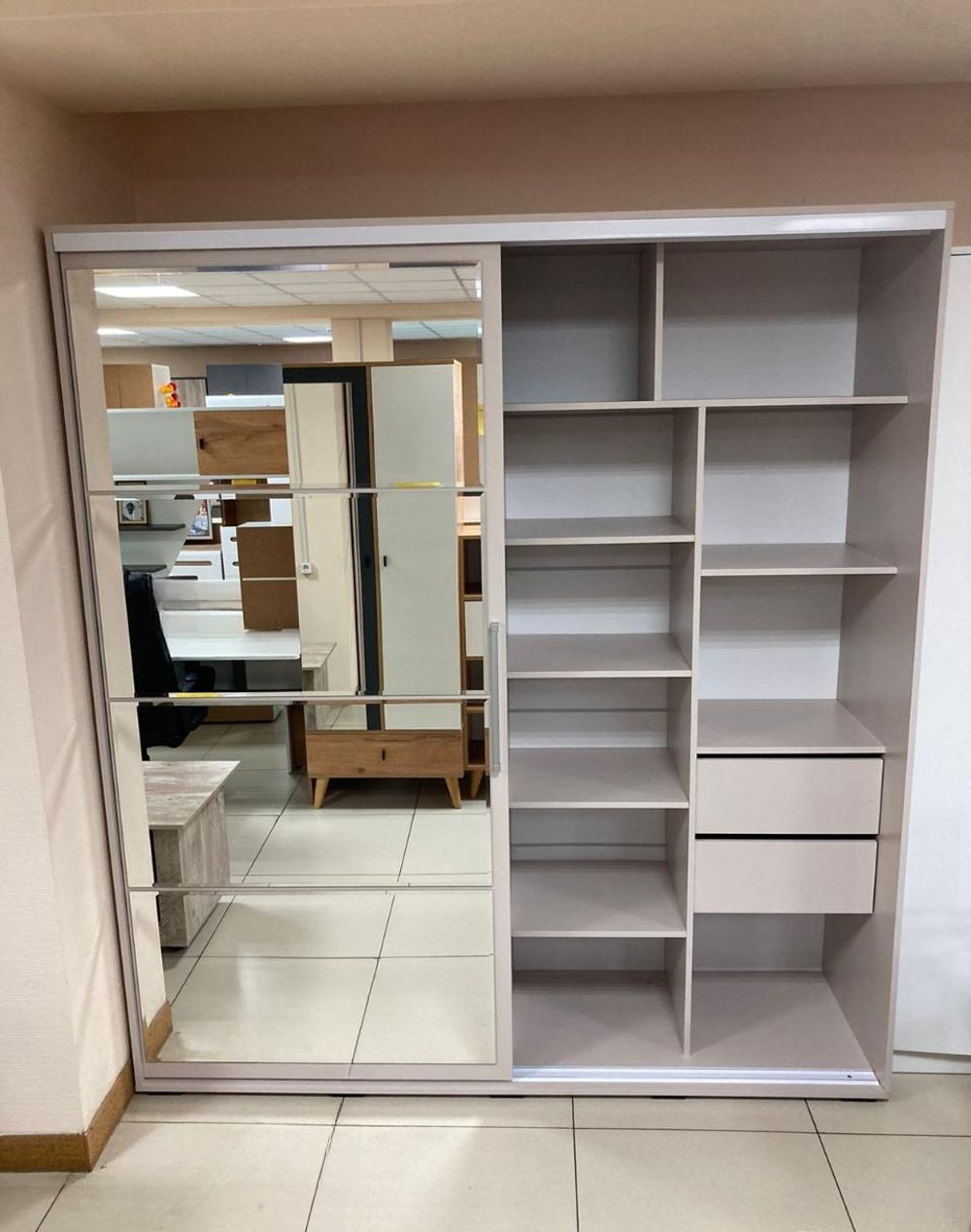 Шкаф-купе Крафт 6 Кашемир