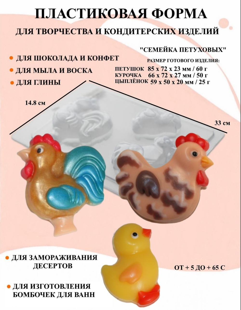 Форма пластиковая Семейка Петуховых