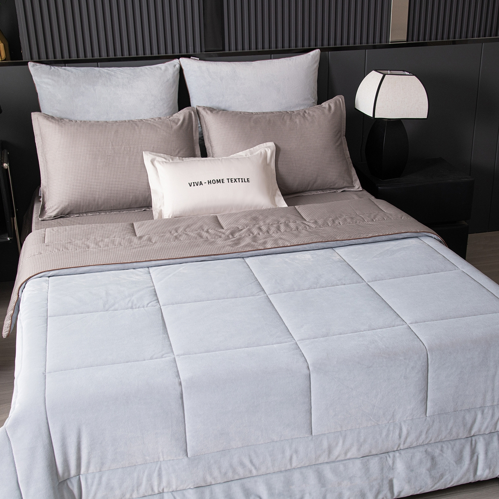 Комплект постельного белья Сатин Velouria Luxe/Велюрия Люкс с Одеялом VL008