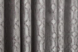 Ткань Портьера Хьюстон (Houston) 110 серая 275x260см Серый Garda Decor