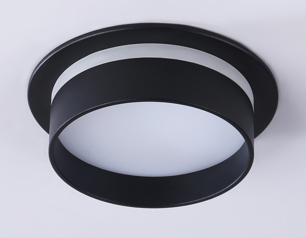 Светильник встраиваемый TN5213 BK черный GX53 D110*58