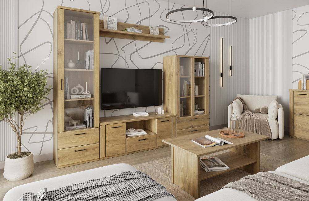 Шкаф с витриной