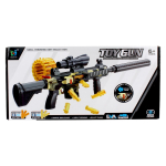 Автомат с мягк.пулями, цв. красный, коробка 708A