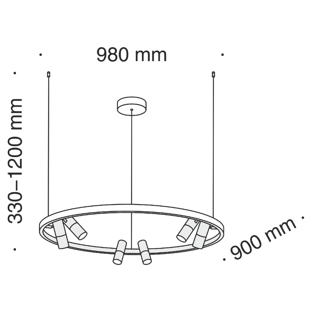 Подвесной светильник Maytoni Satellite MOD102PL-L42B
