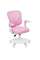 Кресло детское компьютерное CHAIRMAN CH106 розовый, с подножкой
