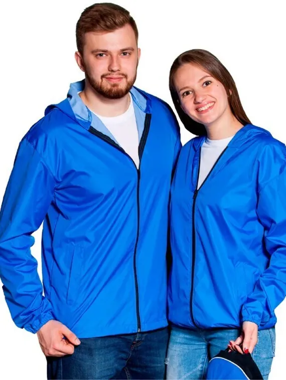 Ветровка унисекс, размер 52, цвет синий
