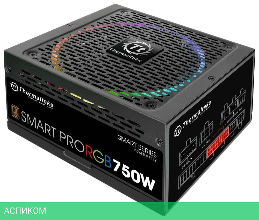 Блок питания Thermaltake Smart Pro 750W (PS-SPR-0750FPCBEU-R)