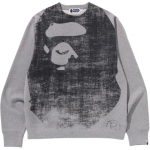 A Bathing Ape Bathing Ape Faded Printed Sweater