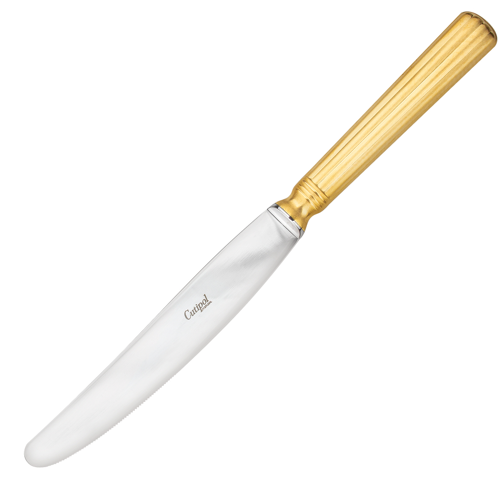 Набор столовых приборов на 6 персон 24 предмета Cutipol Line Matte Gold Brushed в подарочной упаковке