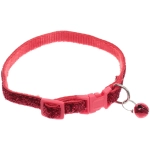 Ошейник с колокольчиком 1*19/32см «Zoo City-Блестящий БУМ» микс цветов (минивложение 12шт)