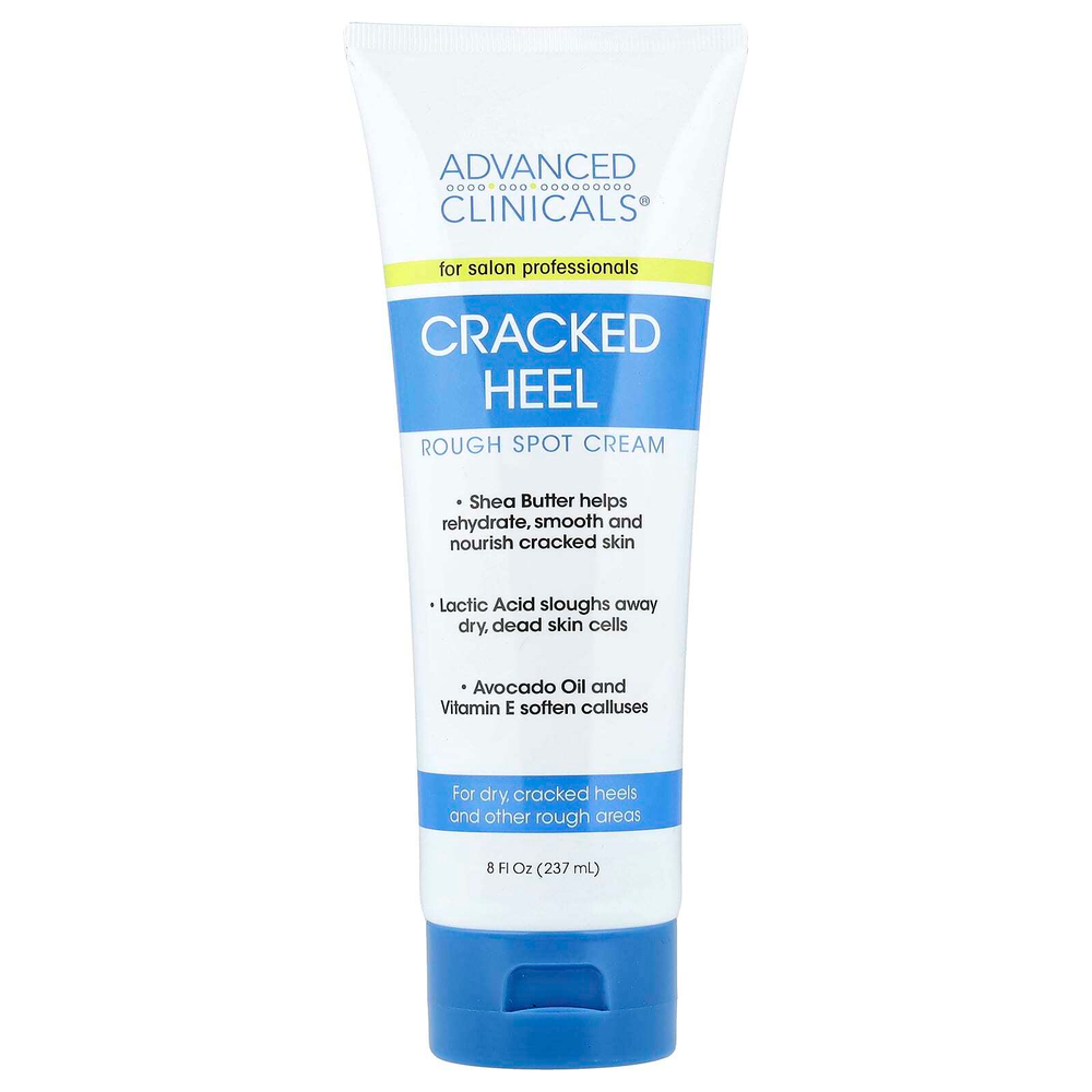 Advanced Clinicals, Cracked Heel, крем от шероховатых пятен, 237 мл (8 жидк. унц.)