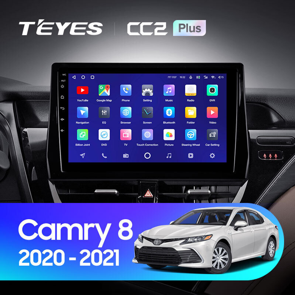 Teyes CC2 Plus 10" для Toyota Camry 8 2020-2021