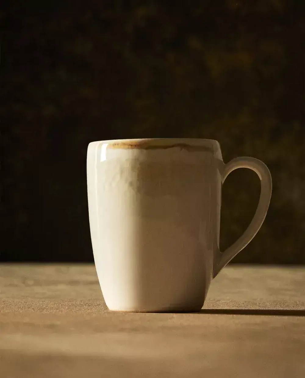 ZARA HOME КЕРАМИЧЕСКАЯ КРУЖКА, ЭКРЮ