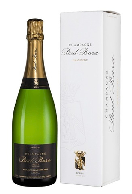 Шампанское Grand Millesime Brut Grand Cru Bouzy Paul Bara gift box, 0,75 л.