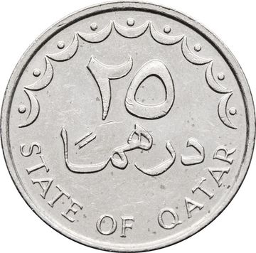 25 дирхамов 1973-1998 Катар