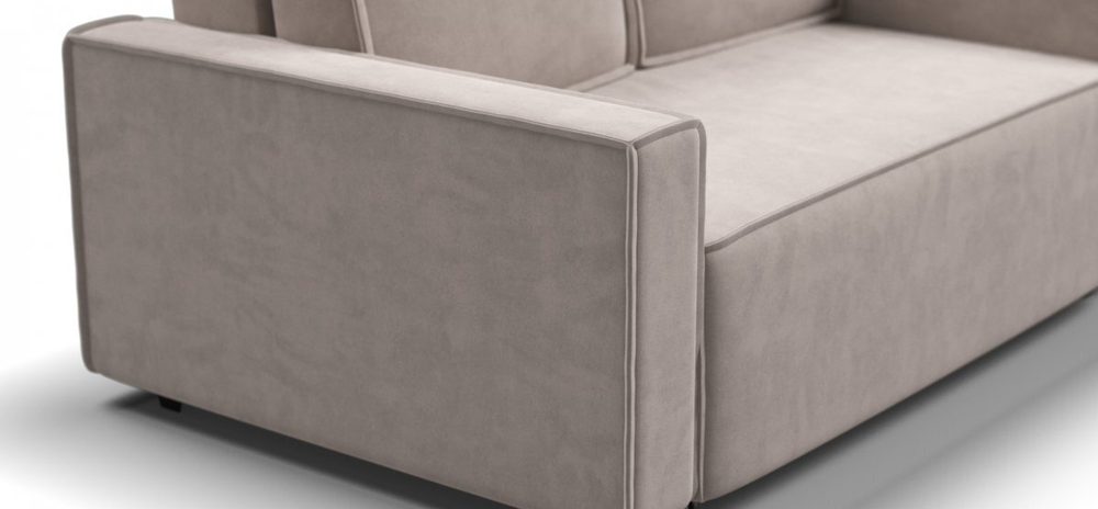 Диван Норд двухместный Велюр Монолит латте