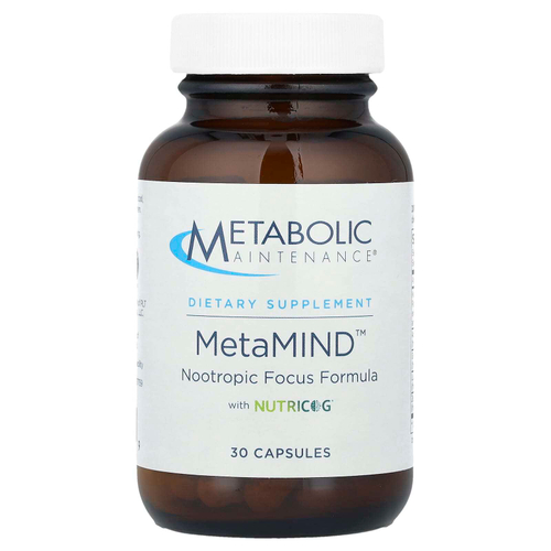 Metabolic Maintenance, MetaMIND ™, 30 капсул